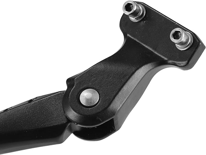 X AUTOHAUX Fit 24-29 Inch Bicycles Adjustable Bicycle Stand with Central 2 Holes Non-Slip Side Stand Kickstand Bicycle for Mountain Bike E-Bike Trekking