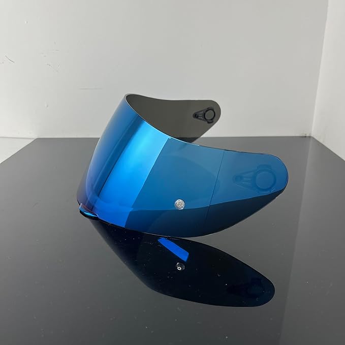 Helmet Visor Replacement,Motorcycle Helmet Face Shield for ILM 902,902L,902BT (Revo Ice Blue-Day Use Only)