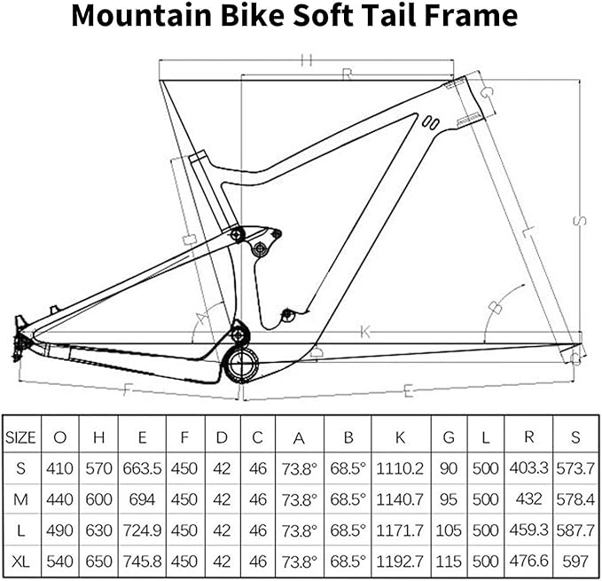 29er Full Suspension Mountain Bike Frame 16/17/19/21inch Carbon Disc Brake Bike Frame XC Soft Tail Enduro Frame Thru-Axle 12 * 142MM/Quick Release 9 * 135MM Travel 100mm(Blue-1,29 * 21")