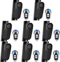 Bike Alarm with Remote,Bicycle Alarm Wireless,113dB Loud Bike Alarms for E-Bikes, Motorcycles, Scooter, Cars, Trailers, Luggage, Outdoor Riding and Cycling Safety IP65 Waterproof, 8Pcs