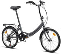 Unisex's First Class White Folding Bike