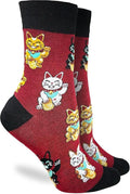 Good Luck Sock Novelty Crew Socks for Adults - For Men, Women and Teens