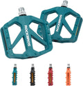 ROCKBROS Mountain Bike Pedals MTB Pedals Bicycle Flat Pedals Nylon 9/16" Sealed Bearing Lightweight Design for Road Mountain BMX MTB Bike