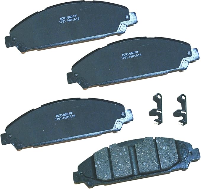 Bendix Premium SBC1791 Ceramic Front Brake Pads for Ford Mustang 2016-2015, Mustang 2019