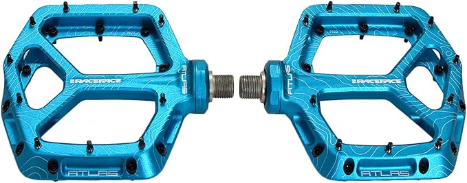 RaceFace Atlas Bike Platform Pedals, Turquoise, RF2984