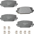 Bendix Premium SBC2411 Ceramic Rear Brake Pads for Jeep Grand Cherokee 2024-2023, Grand Cherokee L 2024-2021