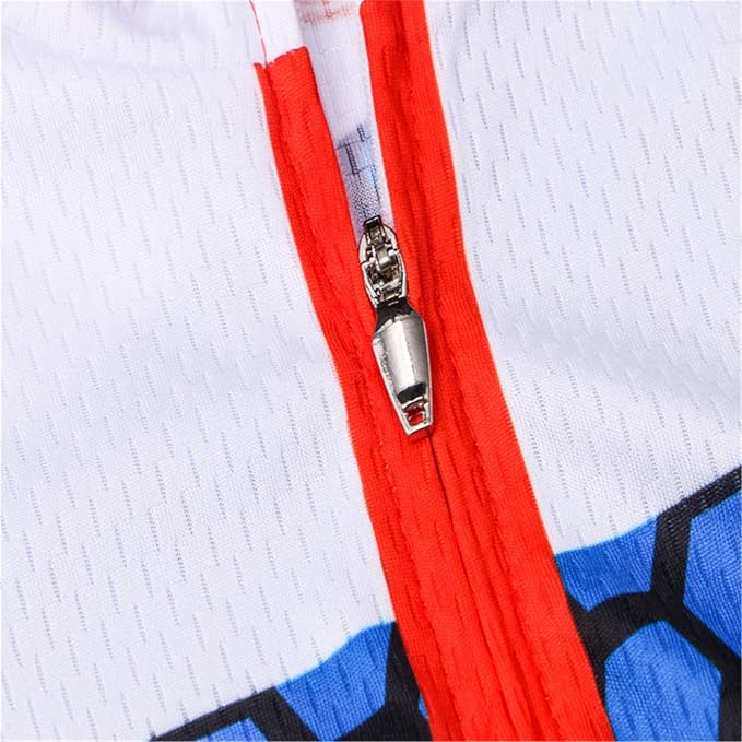 JPOJPO USA Cycling Jersey Men Road Bike Shirt Summer Biking Tops Short Sleeve Bicycle Clothes Cycle Wear Breathable