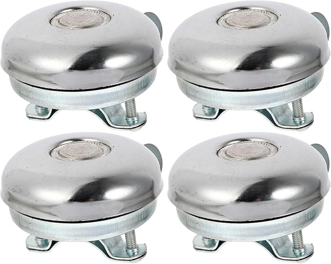 BESPORTBLE 4pcs Vintage Bike Bell Rings 58mm Iron Handlebar Bells for Mountain and Road Bikes Loud Retro Cycling Accessories for Adults and Youth
