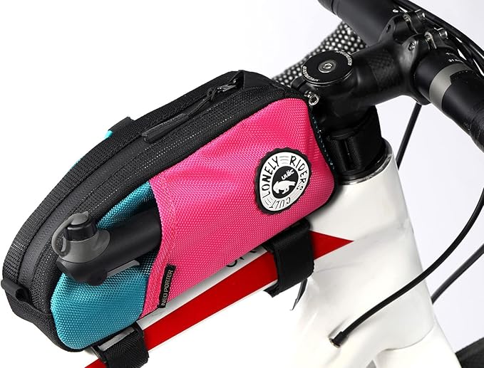 ULAC NOMADPAK: TREKKING Top Tube Bag (Navy-Orange, 1.2L)