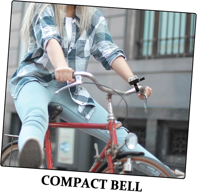 TOYANDONA Vintage Bicycle Bell for Adult Bikes Sturdy Construction Compact Handlebar Accessory for Motorcycles Scooters Stylish Versatile Design for Mountain