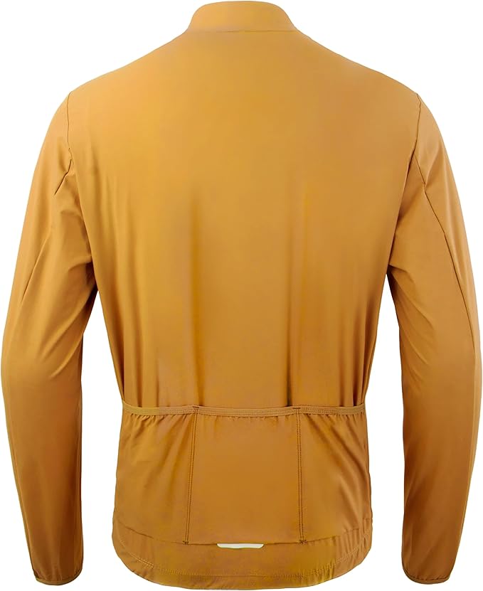 Men's Cycling Jacket Ultra-light Cycling Tops 4 Pockets Windproof Waterproof Bike Windbreaker Double Open Zipper