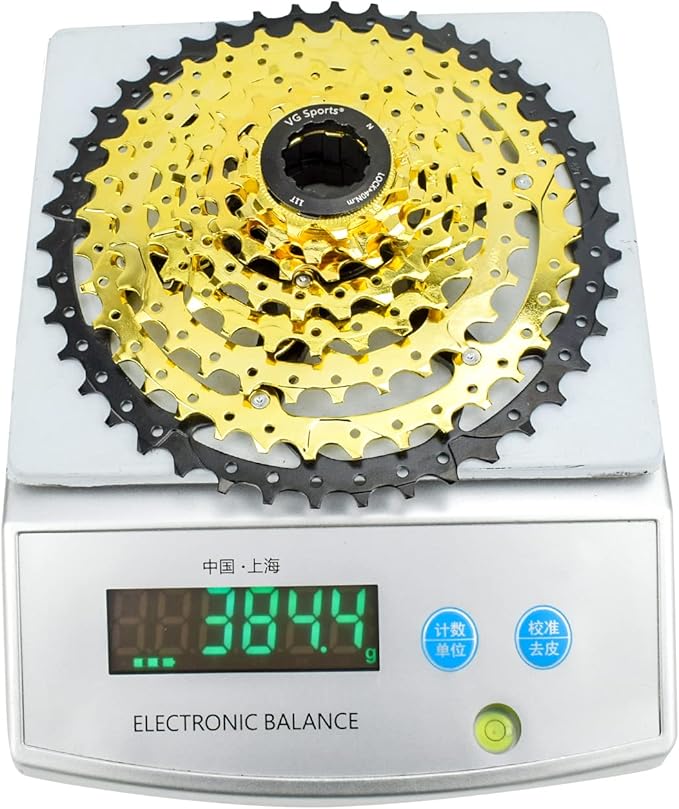VG SPORTS 8/9/10/11/12 Speed Ultra-Light Bike Cassette for Mountain Bike 11-40T/11-42T/11-46T/11-50T/11-52T MTB Cassette Lightweight Aluminum Bracket Cassette