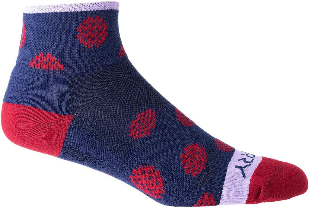 Terry Cycling Air Stream Bike Socks for Women Sports Running & Cycling Mesh Ventilated Breathable Athletic Crew Ankle Sock