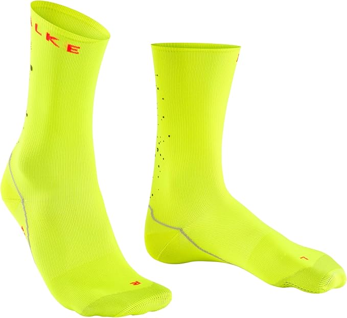 FALKE Unisex BC Impulse Reflective Cycling Socks, Lightweight, 1 Pair