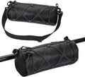 PATIKIL Bike Handlebar Bag, 2.5L Bicycle Frame Bag Waterproof Bicycle Front Pouch Accessories for Outdoor Cycling Mountain Road Bikes, Black