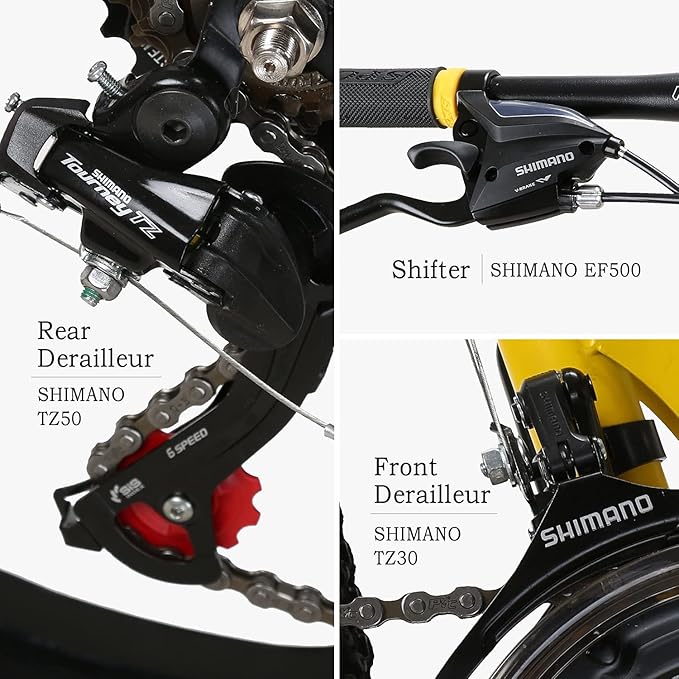 EUROBIKE 26 Inch Mountain Bike Folding Bicycle 21 Speed 3 Colors