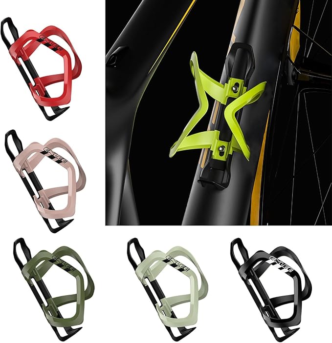 Bicycle Water Bottle Holder,Bike Accessories, Mountain Water Bottle Cage Ultralight Plastic Road Bottle Holder Cycling Accessories, olive green