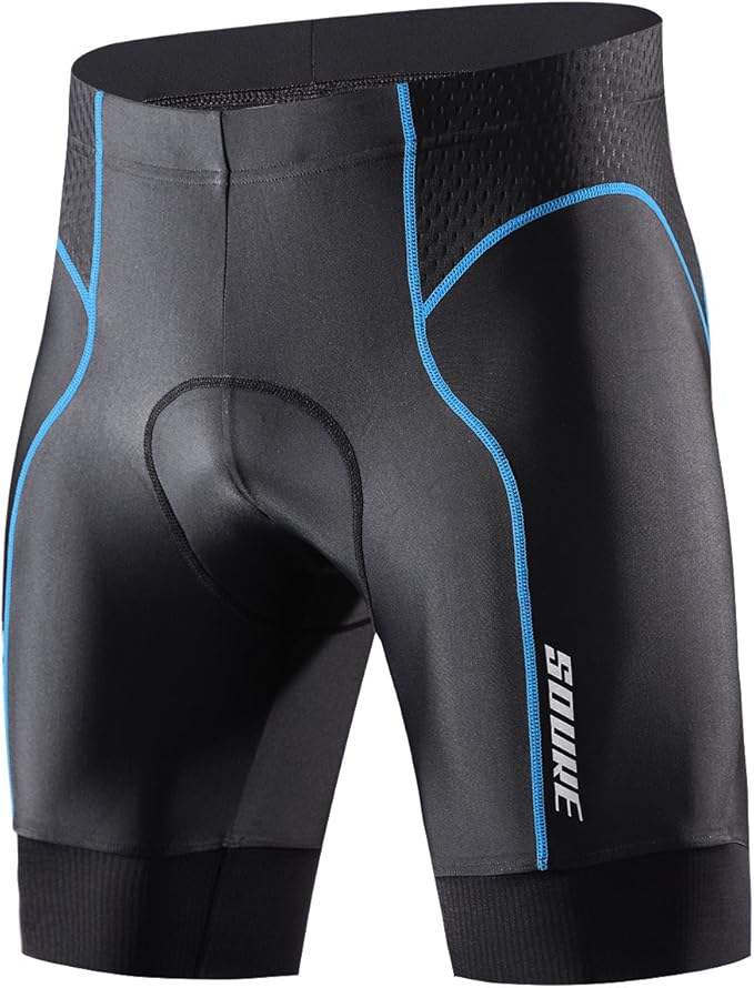 Souke Sports Men's Cycling Shorts Padded Bike Half Pants Bicycle Biking Tights