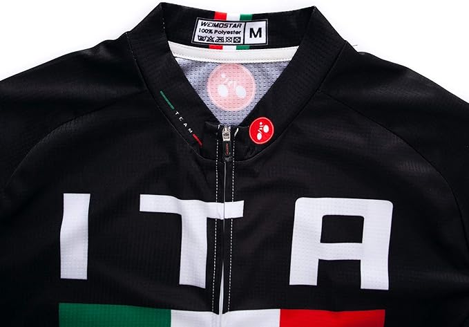 Men's Cycling Jerseys Tops Biking Shirts Short Sleeve Full Zipper Bike Clothing