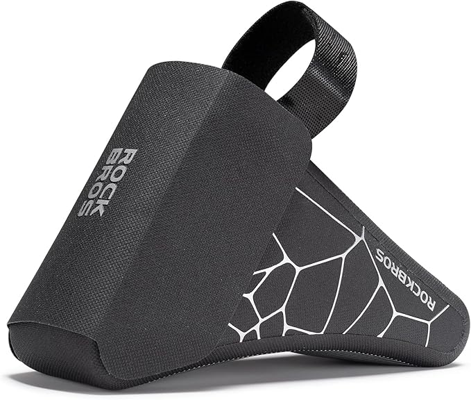 ROCKBROS Bike Frame Storage Bag, Waterproof Bicycle Triangle Pouch for MTB and Road Bikes – Lightweight, Secure Storage for Phone, Tools, and More