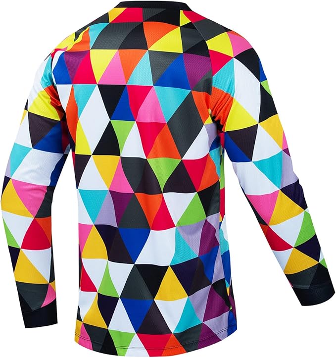 Cycling Jersey Long Sleeve Men's Mountain Bike Motocross Jersey Long Sleeve MTB T-Shirt