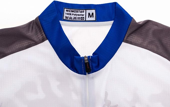 Men Cycling Jersey Skull Bike Short Sleeve Tops Quick-Dry Reflective 3-Pockets S-3XL