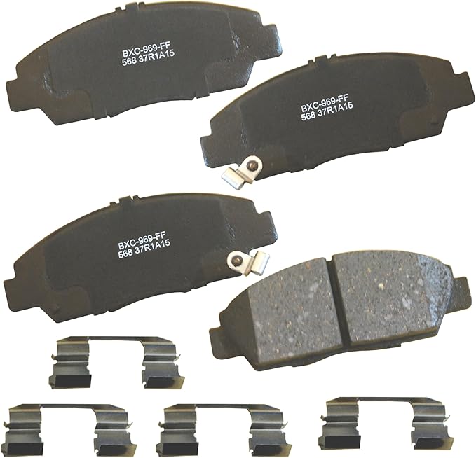 Bendix Premium SBC568 Ceramic Front Brake Pads for Honda Prelude 1996-1992