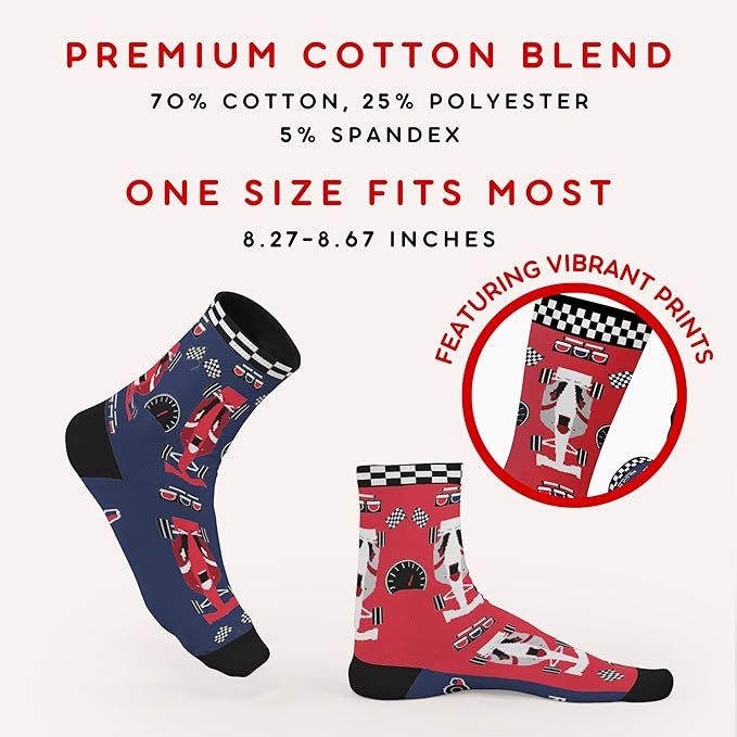 FOURSTUFF Ski, Cycling, Basketball, Golf, Pickleball, Softball, Volleyball, Wrestling, Soccer - Sports Socks for Women Men