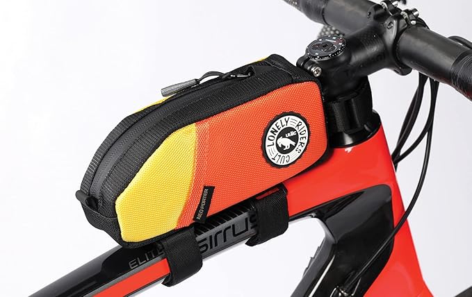 ULAC NOMADPAK: TREKKING Top Tube Bag (Orange-Yellow, 0.9L)