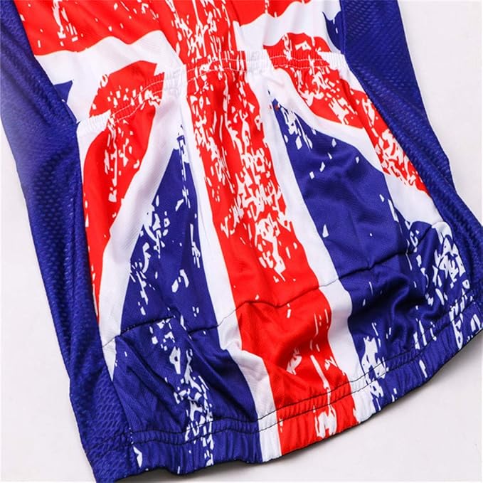 JPOJPO USA Cycling Jersey Men Road Bike Shirt Summer Biking Tops Short Sleeve Bicycle Clothes Cycle Wear Breathable