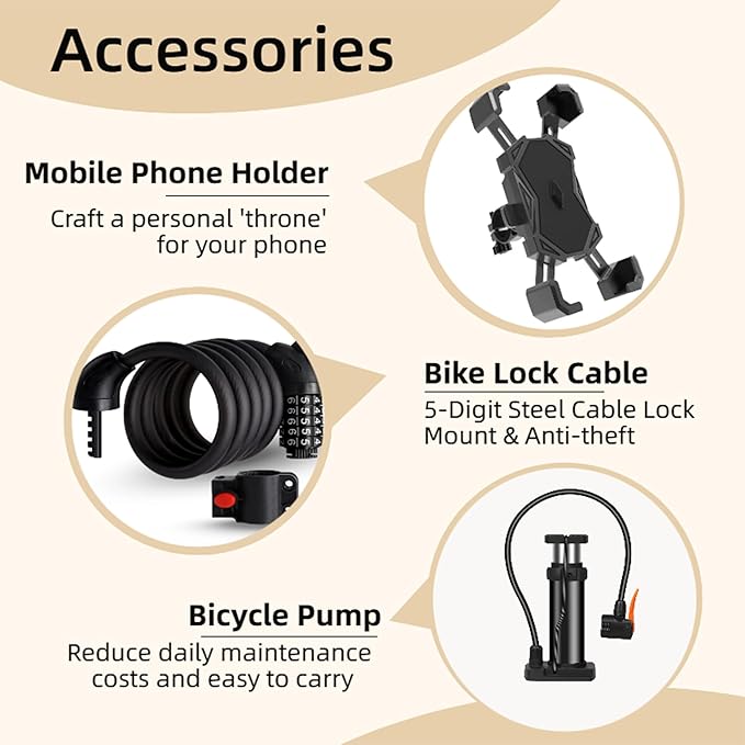 VARUN Electric Bike- Commuter Ebike for Adults 500W Peak Motor, 20 MPH Speed, Long-Range, Waterproof Battery & Chain, 14" Foldable Electric Bicycle with Dual Disc Brakes and Rear Suspension