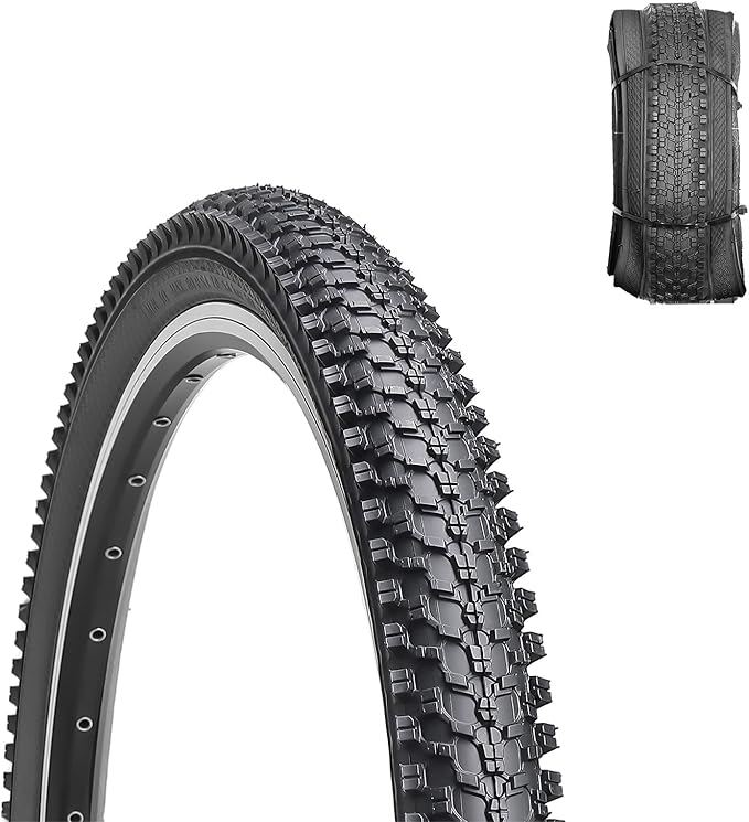 MOHEGIA Mountain Bike Tires - 20/24/26/27.5 Inch Folding MTB Bicycle Tires Replacement,Steel Bead All-Terrain and High-Performance Durable for Off-Road,Street & Trail Adventures