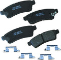 Bendix Premium SBC1100 Ceramic Rear Brake Pads for Nissan Frontier 2024-2005, Xterra 2015-2005, Suzuki Equator 2012-2009
