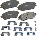 Bendix Premium SBC906 Ceramic Front Brake Pads for Lexus ES300 2002-2003, ES330 2004-2006, Toyota Avalon 2005-2007, Camry 2005-2006 (3.0, 3.3), Sienna 2004-2010, Solara 2004-2008, Tacoma 2005-2015