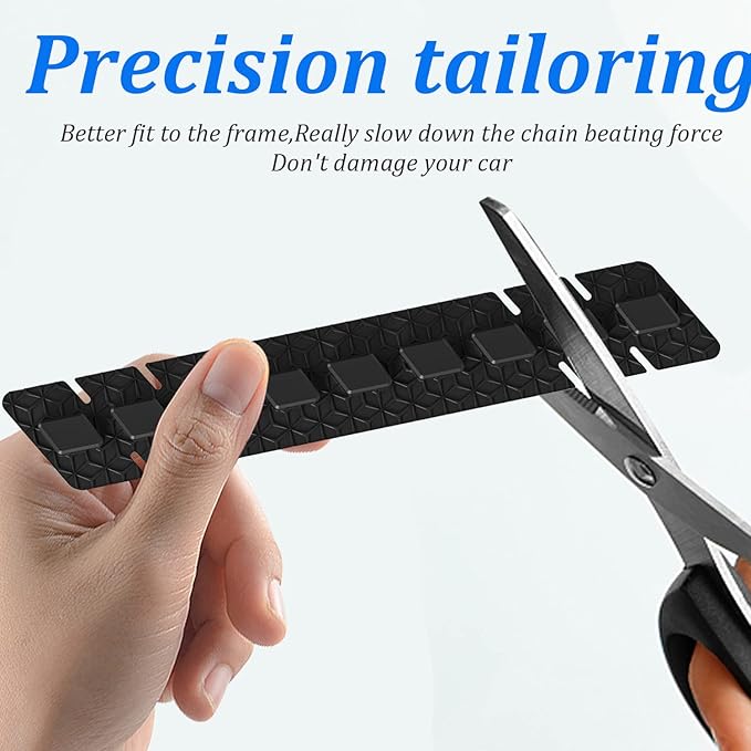 Chainstay Protector, Silicone MTB Bike Chain Guard Protector Bicycle Frame Protection Wrap for Mountain Bike Road Bicycle Frame