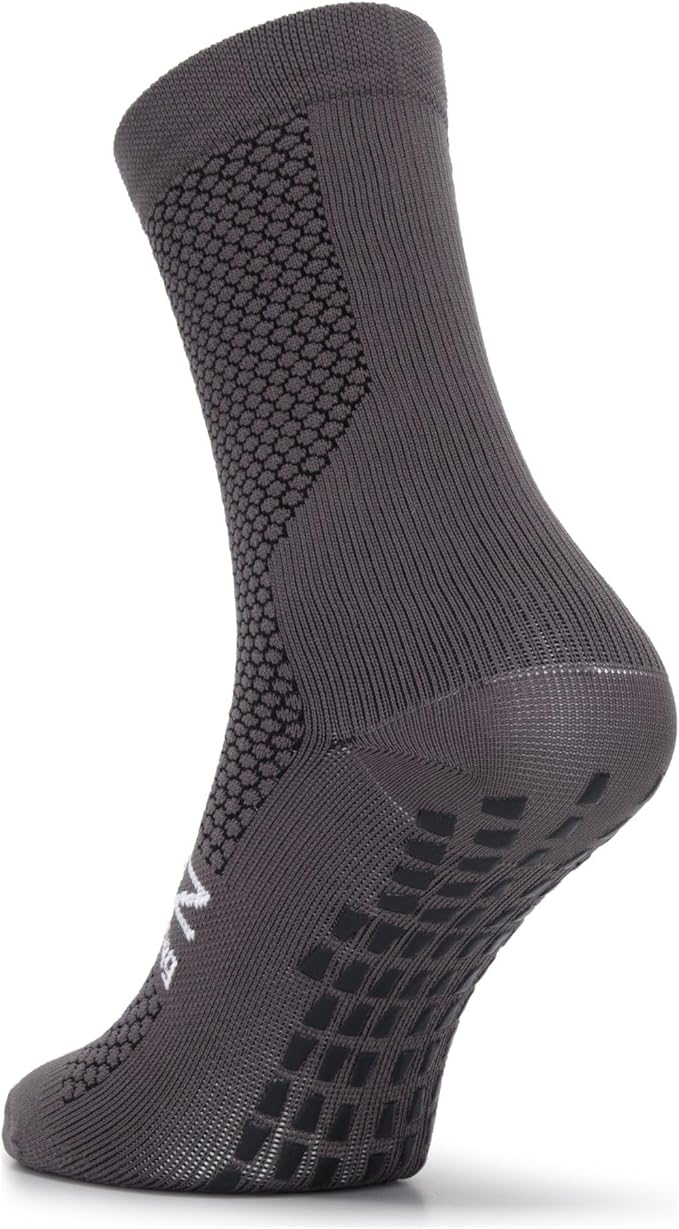 SOKZ2 Long Cycling Socks Performance Fit with Silicone Grippers Moisture Wicking Ideal for Road Racing and Training