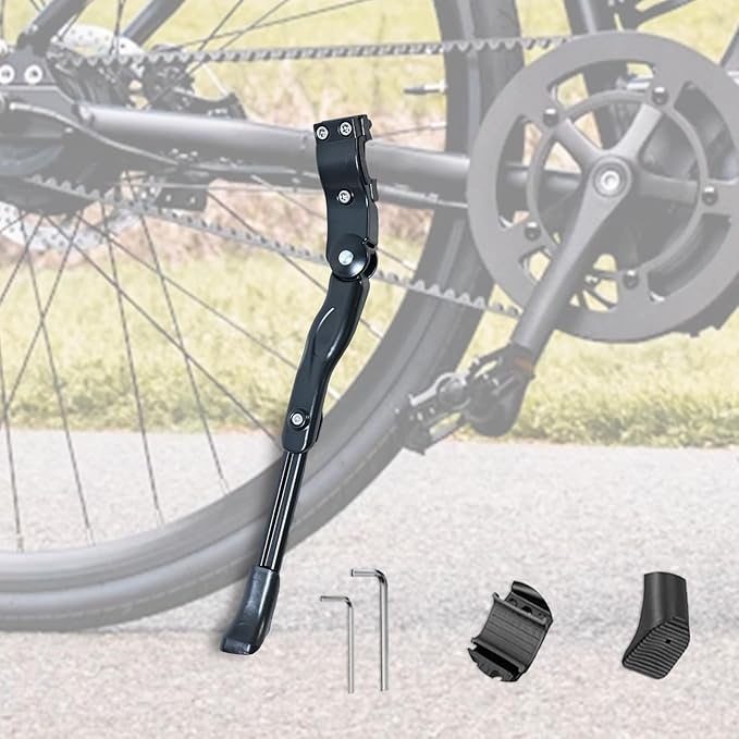 Rokia R Adjustable Bike Kickstand - Universal for 24" - 27.5" Mountain Bikes and Road Bikes