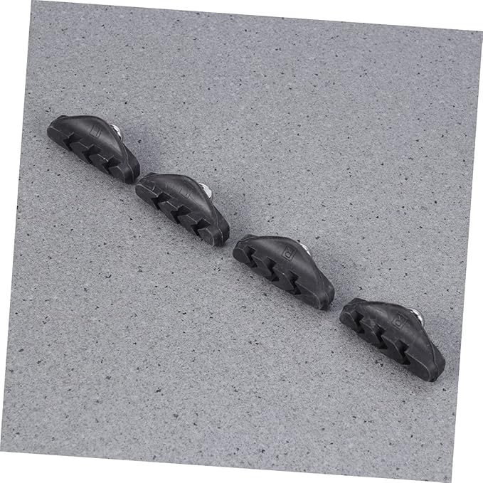 4pcs Road Bike Brake Pads Set Rubber C-Brake Blocks for High-Performance Cycling Compatible Most Road Bikes for Replacement Brake Shoes