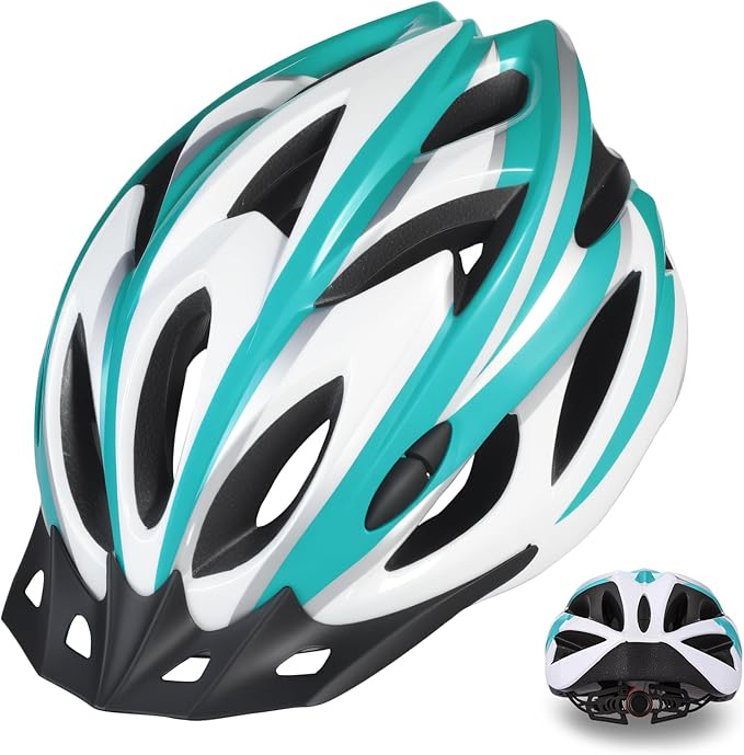 Zacro Adult Bike Helmet Lightweight for Men Women Comfort with Pads&Visor, Certified Bicycle Helmet for Adults Youth Mountain Road Biker