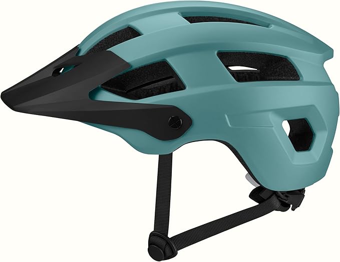 Retrospec Rowan Mountain Bike Helmet with Adjustable ErgoKnob Fit System - 14 Ventilation Ports, Removable Visor & EPS Foam Interior - Lightweight MTB Protection