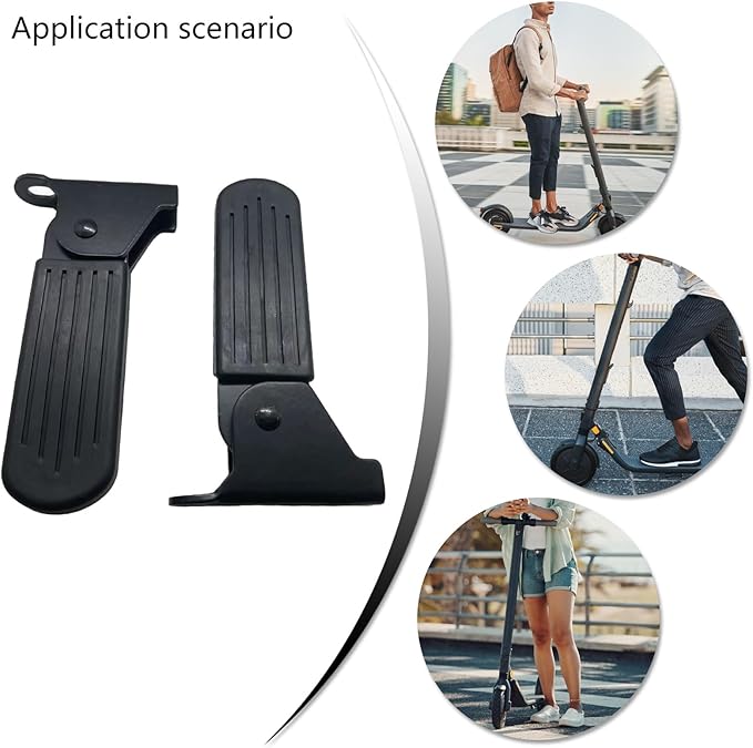 Electric Bicycles Rear Foot Backseats Stand Rear Seats Pedal Electric Bikes Folding Brackets Footrest Electric Bicycles Rear Pedal