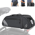 YEEGO DIRECT Bike Rack Bag, 14L Expandable Capacity Bike Bags for Bicycles Rear Rack,Water-resistant Bike Trunk Bag, Bike Panniers Reflective Design, Crossbody Shoulder Bag for Commuting Outings