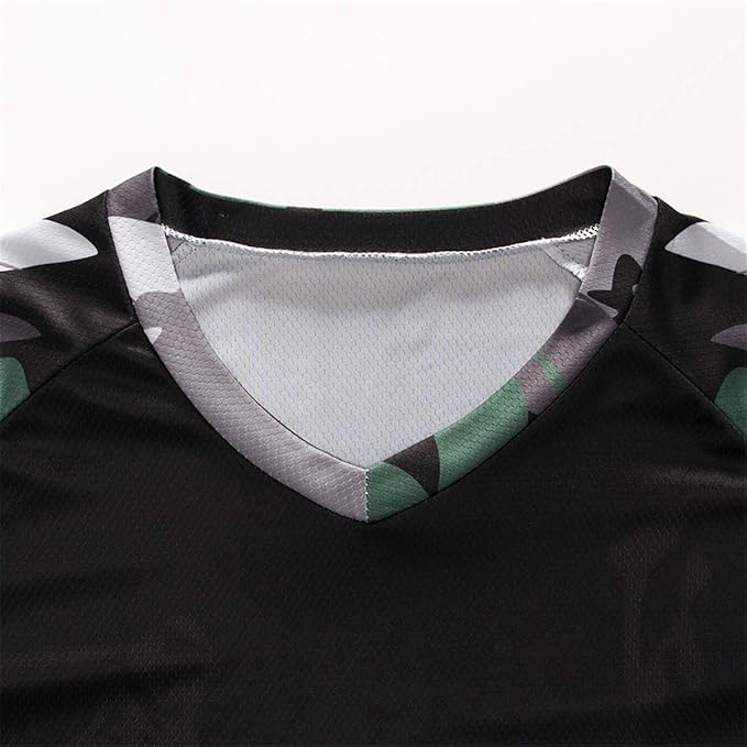 Men's Racing Shirts Summer Motocross Jersey Bicycle Sportswear MTB Jersey Long Sleeve Mountain Bike Clothes
