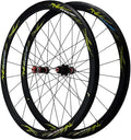 Carbon Fiber 700C Road Bikes Wheelset 40mm Aluminum Rim Front + Rear Wheel C/V Brake Quick Release 7 8 9 1011 Speed Matte
