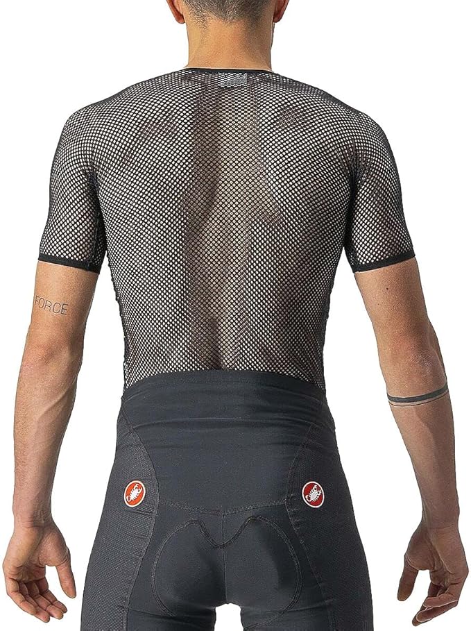 CASTELLI Men’s Core Mesh 3 Short Sleeve, Ultra-Lightweight Moisture-Wicking Base Layer for Hot-Weather Road Cycling