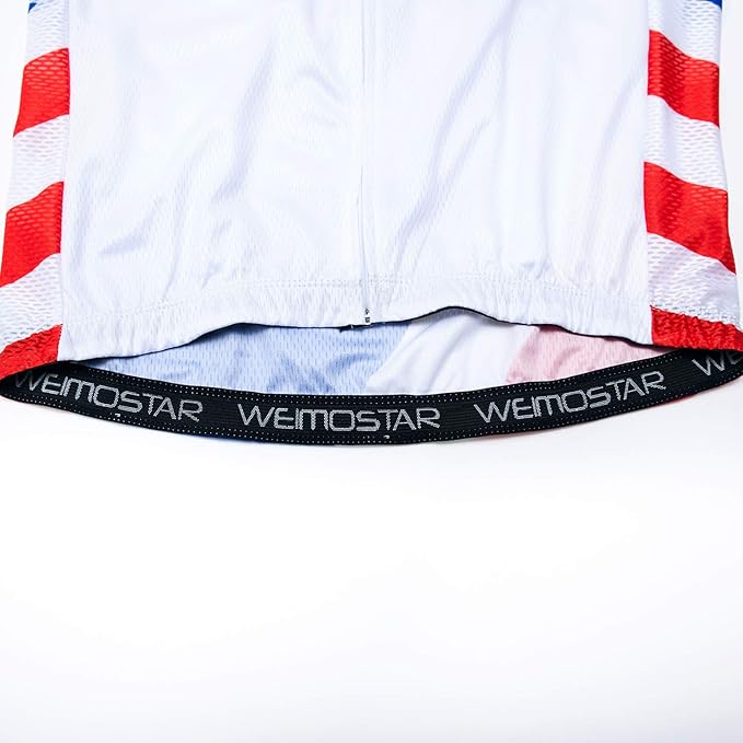 Weimostar Men's Cycling Jersey Short Sleeve Bike Clothing Multicolored Diamond