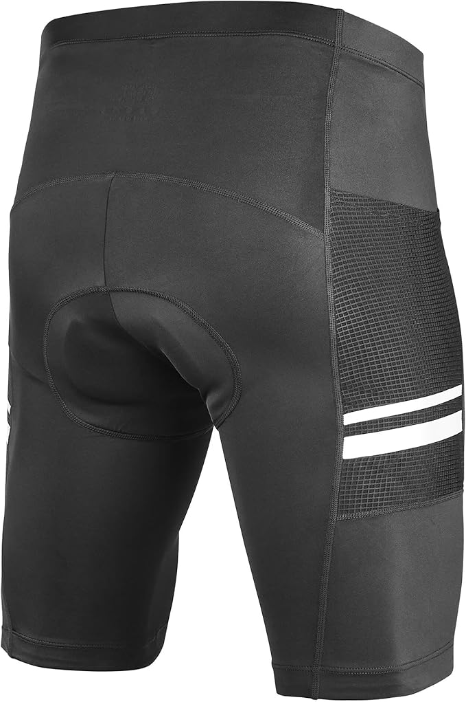 ROTTO Men's Cycling Shorts Padded Bike Shorts with Sponge & Gel Padding for Road & MTB Biking