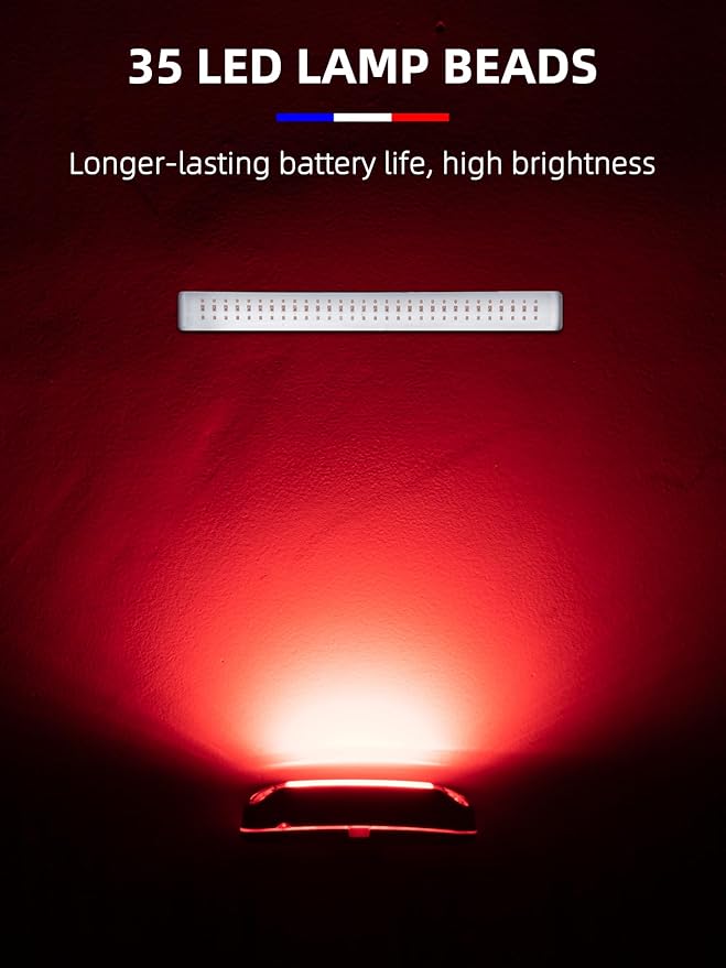 ROCKBROS Bike Tail Light USB Rechargeable LED Bike Rear Light 6 Modes IPX4 Bike Taillight for Night Riding