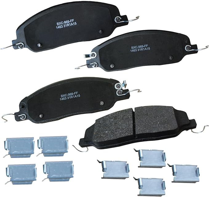 Bendix Premium SBC1463 Ceramic Front Brake Pads for Ford Mustang 2012-2011