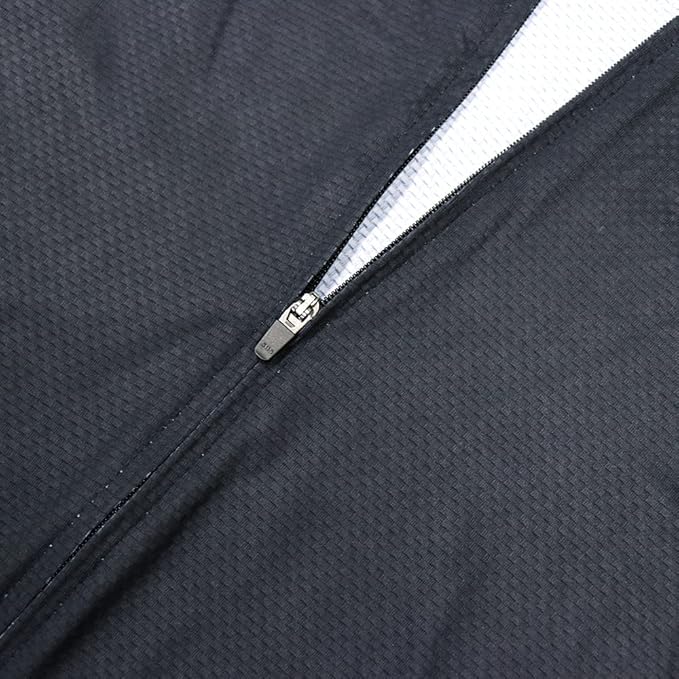 Men's Cycling Jerseys Long Sleeve Bike Biking Shirts Full Zip with Pockets Road Bicycle Clothing